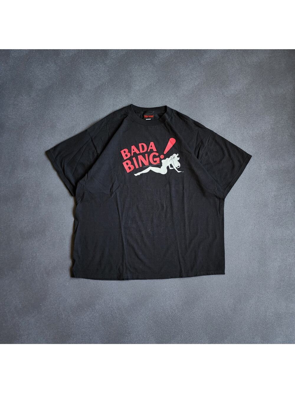 Vintage The Sopranos Bada Bing Official Promotional Black Shirt XXL